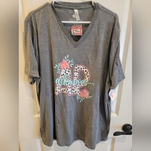 Calamity Jane's Apparel Arkansas V-neck Tee